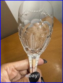 William Yeoward Cecilia Etched Crystal Water Goblets Set Of 11