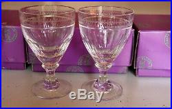 William Yeoward Crystal Gloria Large Wine Signed 6 Available Sold as Set of 2