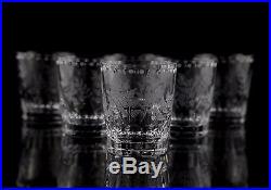 William Yeoward Fern Crystal Old Fashioned Tumbler Glasses, Set of (6)