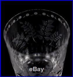 William Yeoward Fern Crystal Old Fashioned Tumbler Glasses, Set of (6)