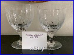 William Yeoward Fern Set of 2 Wine Glasses in The Original Box