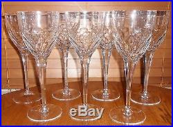 William Yeoward Glasses ATHENA Large Goblets Set Of 7 Handmade/Handcut 11