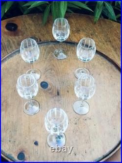 Williams Sonoma Crystal Stemware Dorset 4 3/4 Cordial Glass Set of 6