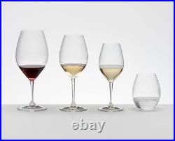 Wine Friendly Red Wine Glasses, Set of 4-23 Fl. Oz. Elegant Stemmed Crystal G