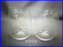 Wine Glass Bordeaux Type Shoutoku Glass Usuhari Glass lot of 2 Japan Import F/S