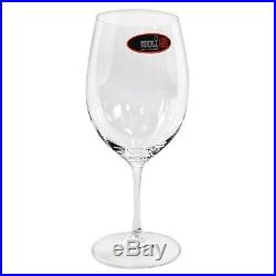 Wine Glass Set 8 pc Merlot Chardonnay Crystal Glasses Red White Wines Glassware