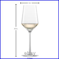 ZWIESEL GLAS Pure Riesling White Wine Glass (Set of 6), Wine Glasses for Whit