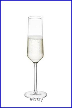 Zwiesel Glas Tritan Glassware 7.3-Ounce Set of 6 Champagne Flute with Efferve